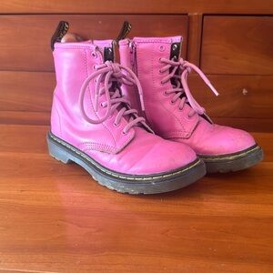 Pink Dr. Martins air soles girls
